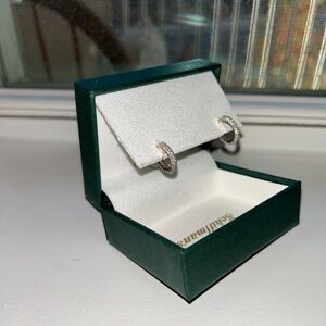 David Yurman Silver Hoop Earrings